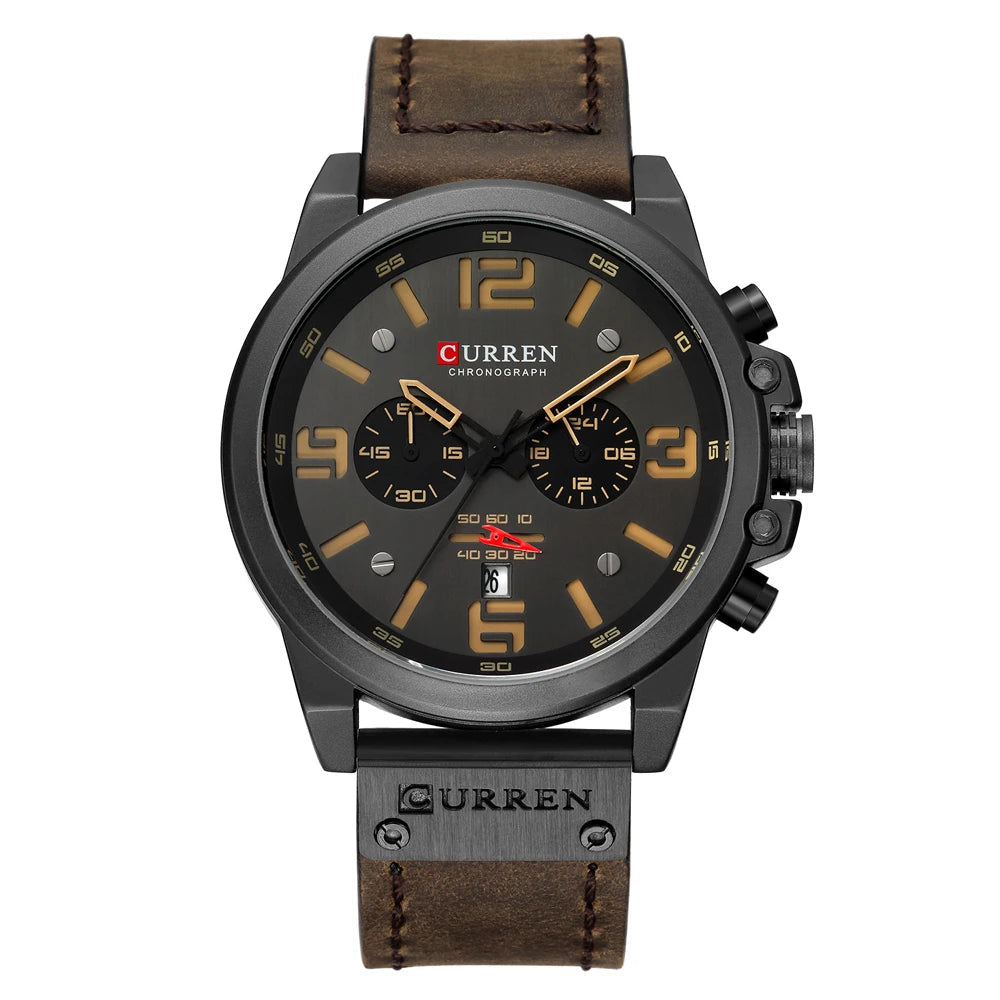 Relógio CURREN – Militar e Esportivo com Data