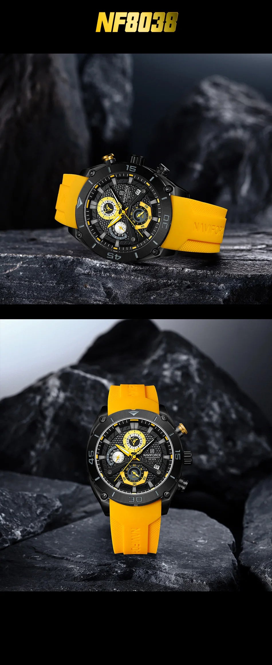 Relógio NAVIFORCE Cronógrafo