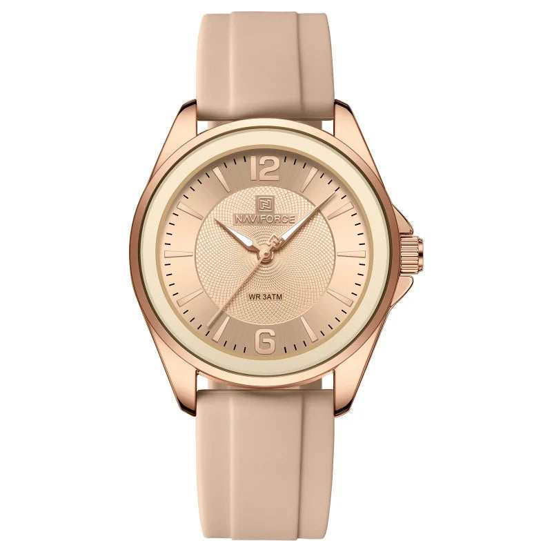 Relógio NAVIFORCE Casual - Pulseira de Silicone