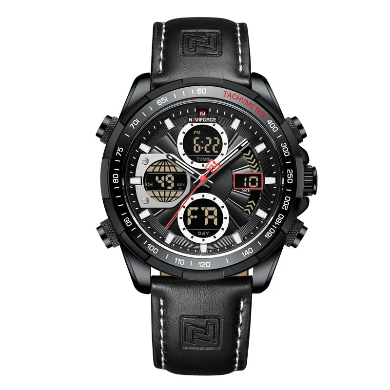 Relógio NAVIFORCE Militar – Cronógrafo Esportivo