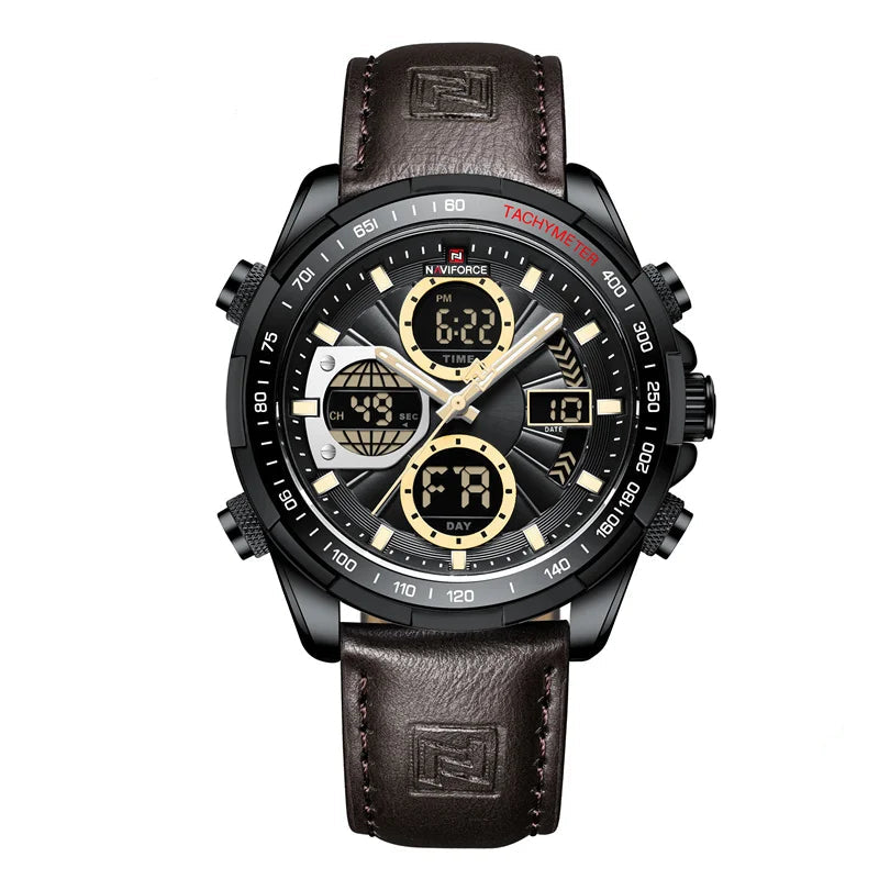 Relógio NAVIFORCE Militar – Cronógrafo Esportivo